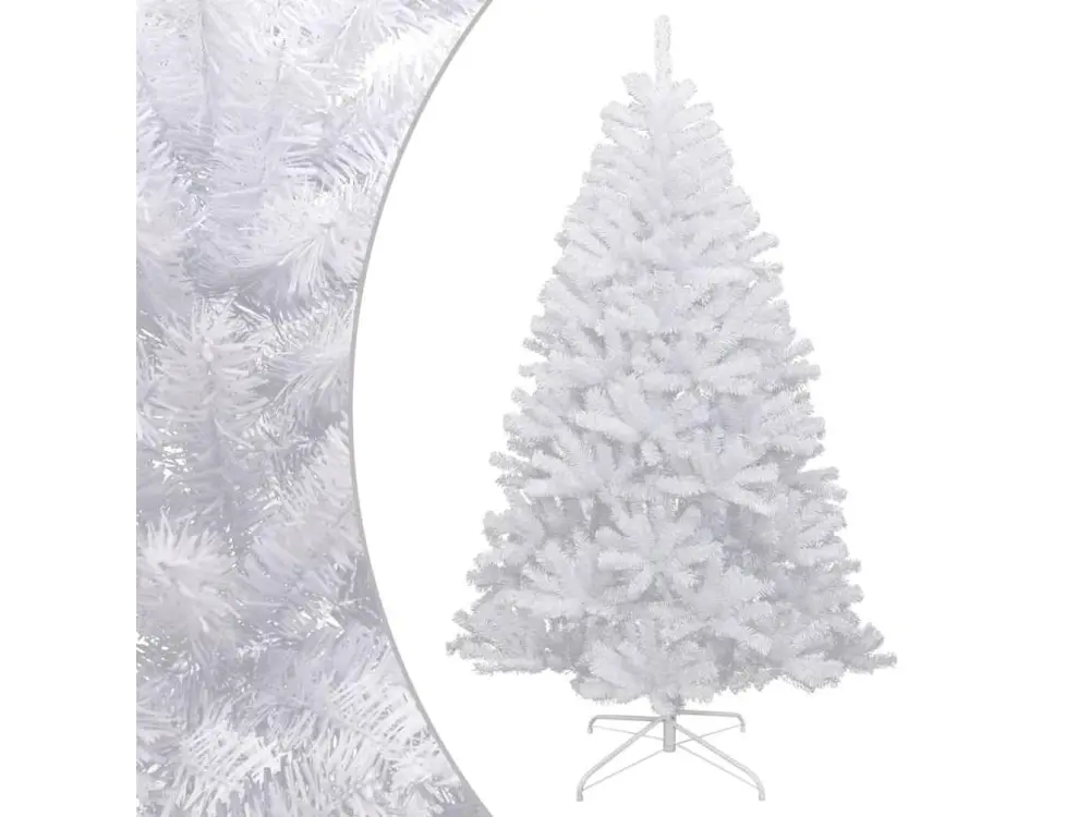 Sapin de Noël artificiel à charnières avec neige floquée 210 cm