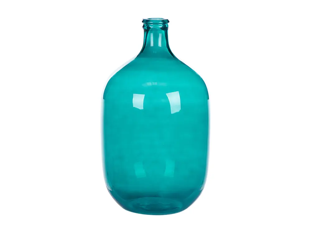 Vase en verre 48 cm turquoise BIRYANI