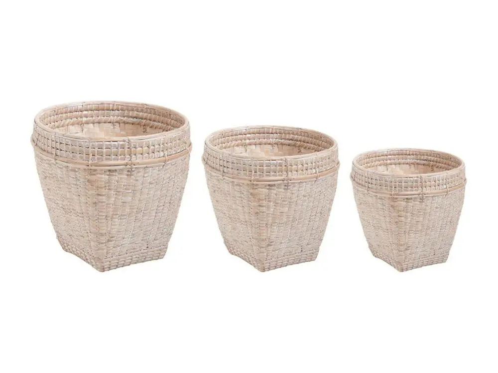 Cache-pots en bambou