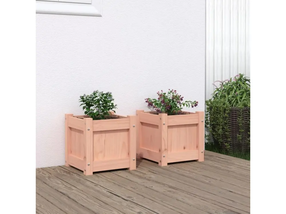 Jardinières 2 pcs bois massif douglas