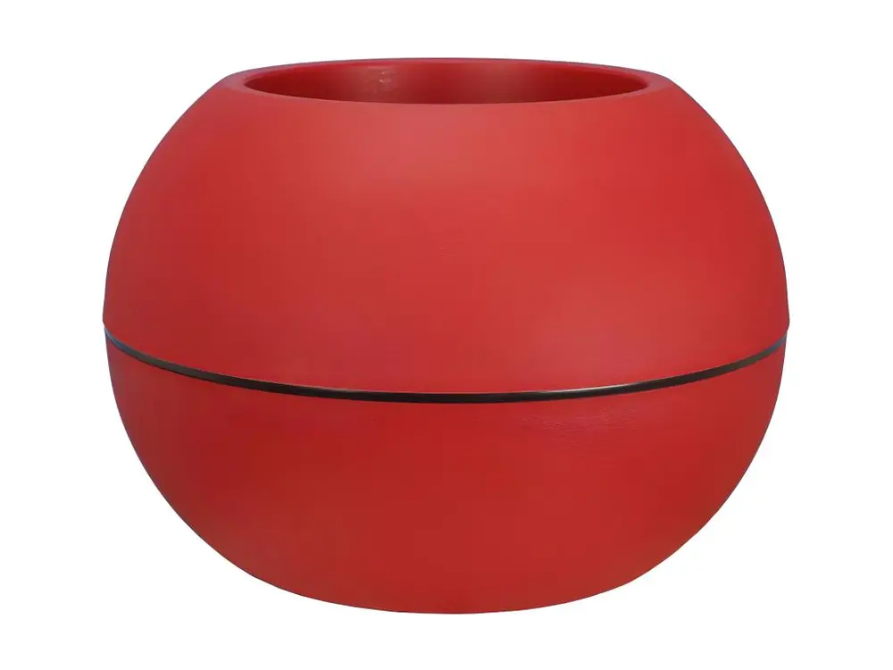 Pot de fleurs Boule - D40 - rouge