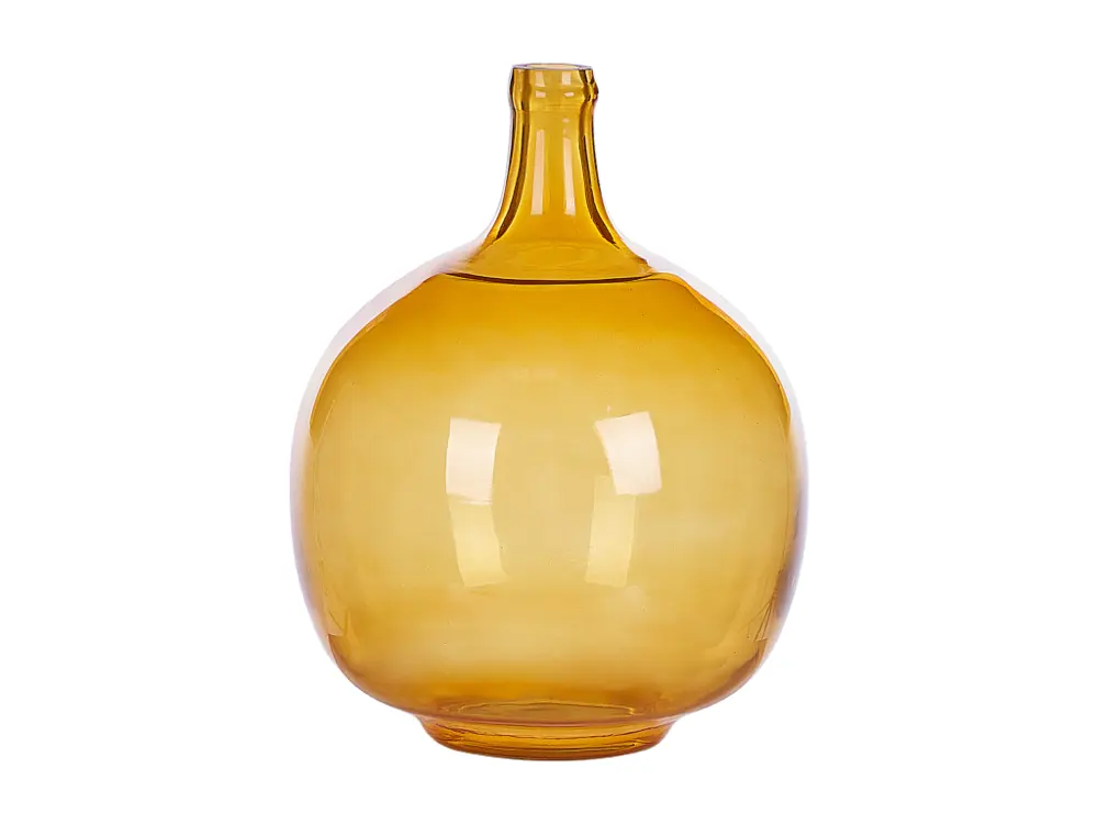 Vase en verre 34 cm orange BIRYANI