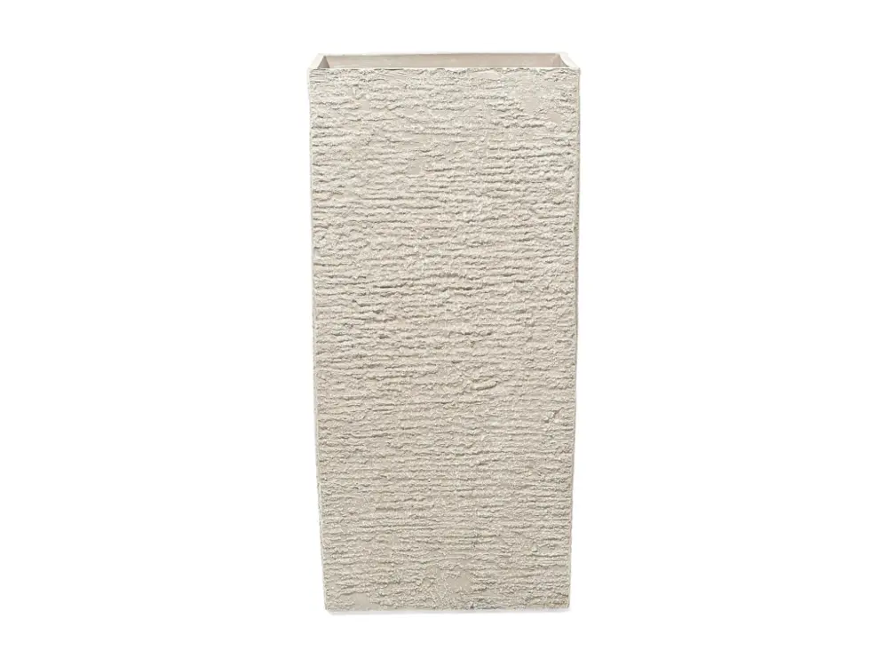 Grand cache-pot beige rectangulaire GAZA