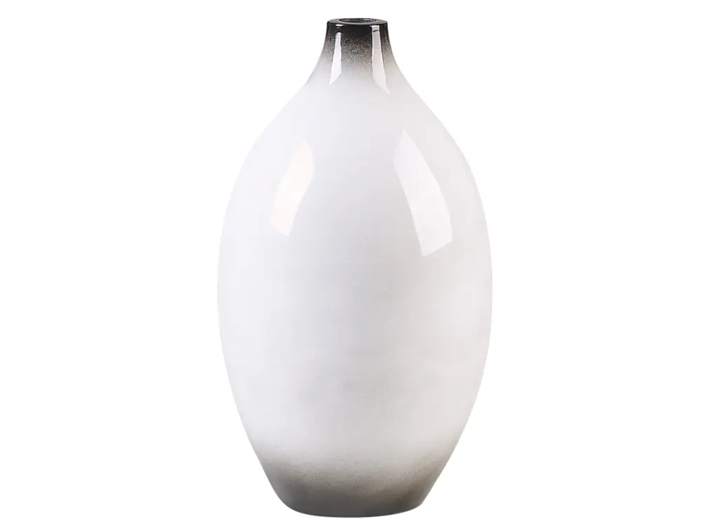 Vase décoratif noir et blanc 36 cm BAEZA