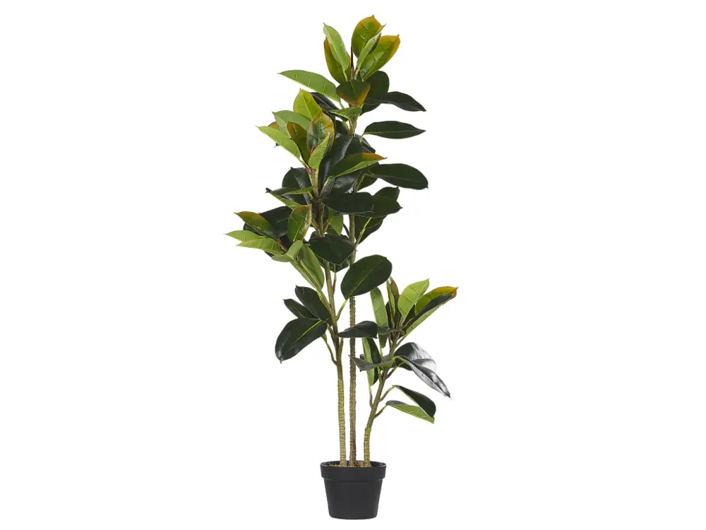 Plante artificielle figuier 134 cm avec pot FICUS ELASTICA