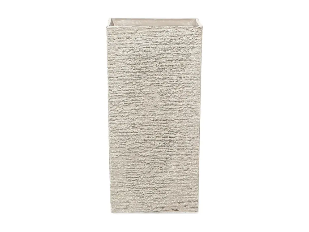 Cache-pot beige rectangulaire GAZA