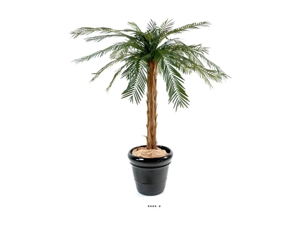 Palmier Artificiel Cycas en pot tronc Haut H 80 cm Vert - choisissez votre hauteur: H 80 cm - couleur: Vert