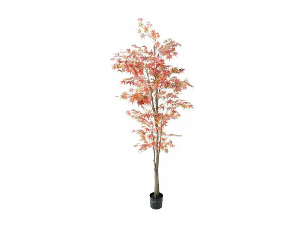 Aralia Arbre Artificiel H 220 cm D 90 cm Automne en pot