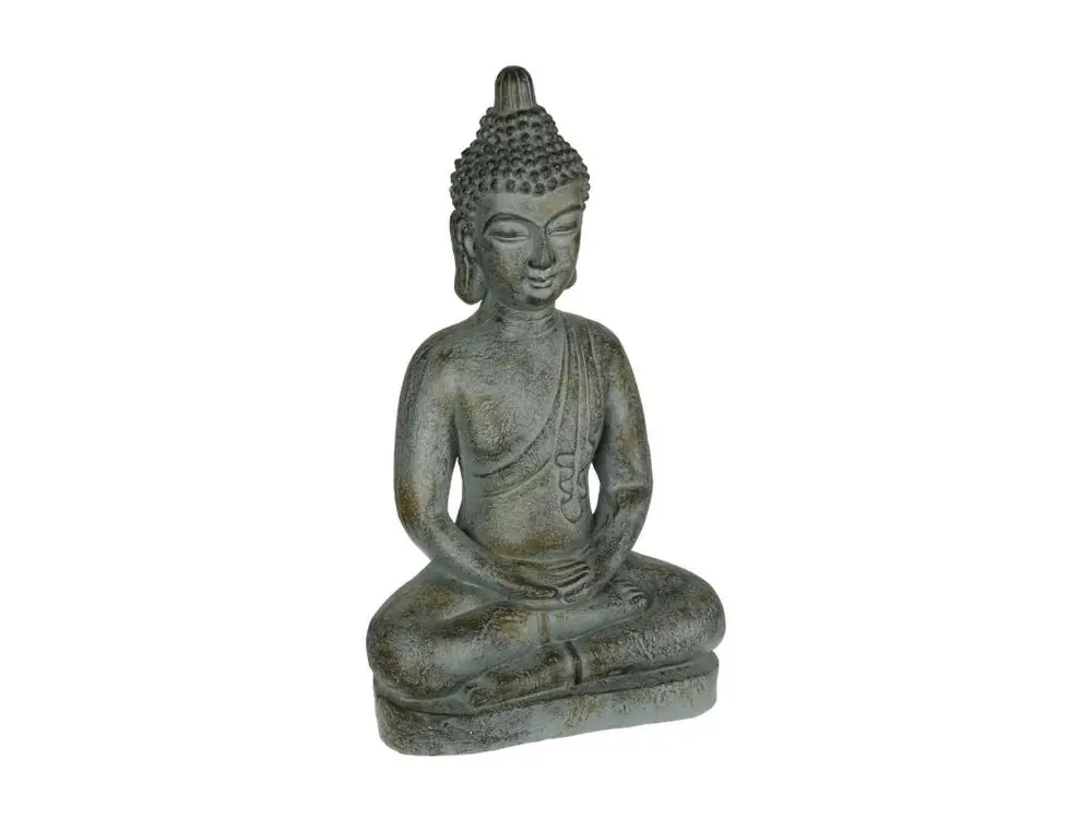 Objet décoratif Bouddha en magnésie H 65 cm