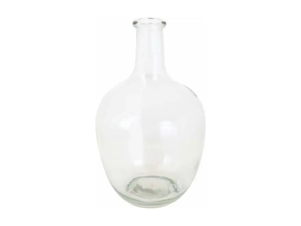 Vase Déco en Verre "Jarre" 25cm Transparent