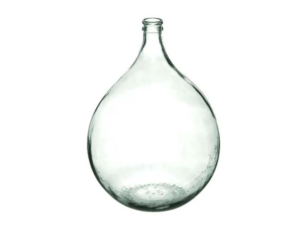 Vase Dame Jeanne Verre recyclé Transparent H 56 cm