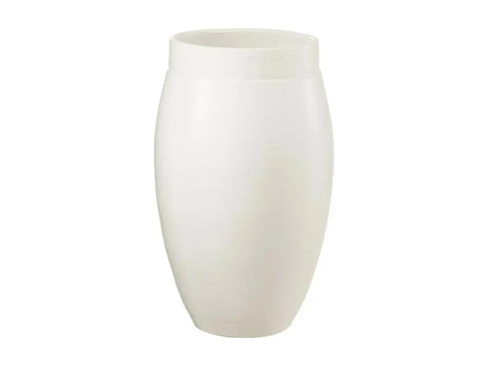 Vase Déco en Céramique "Keramiek" 37cm Blanc