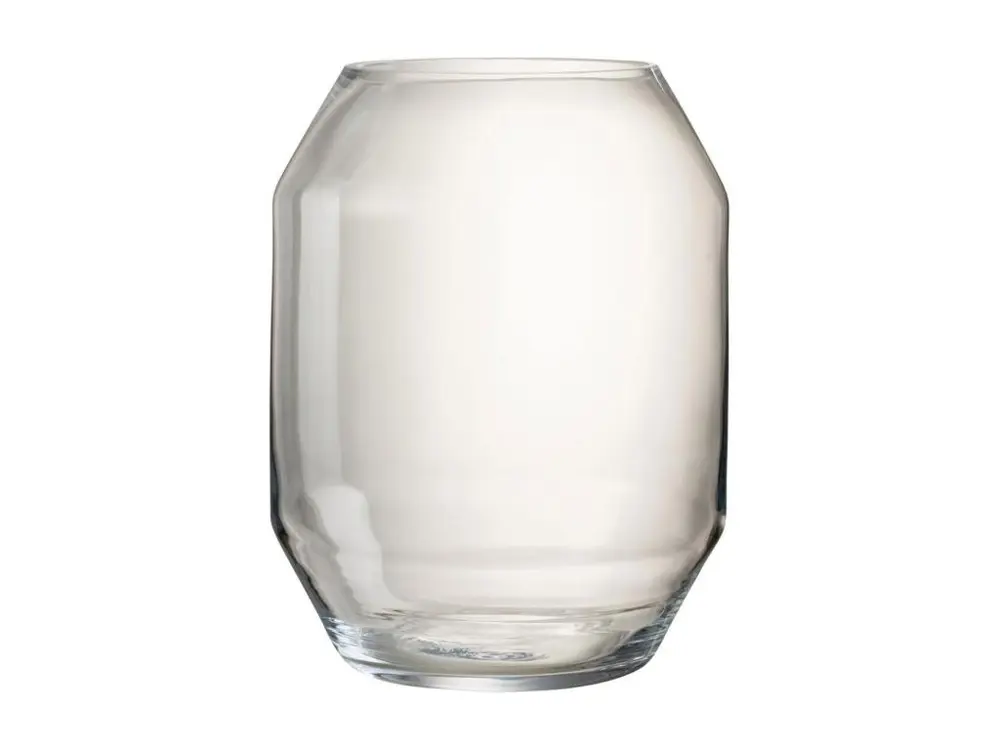 Vase Design en Verre "Lilou" 33cm Transparent