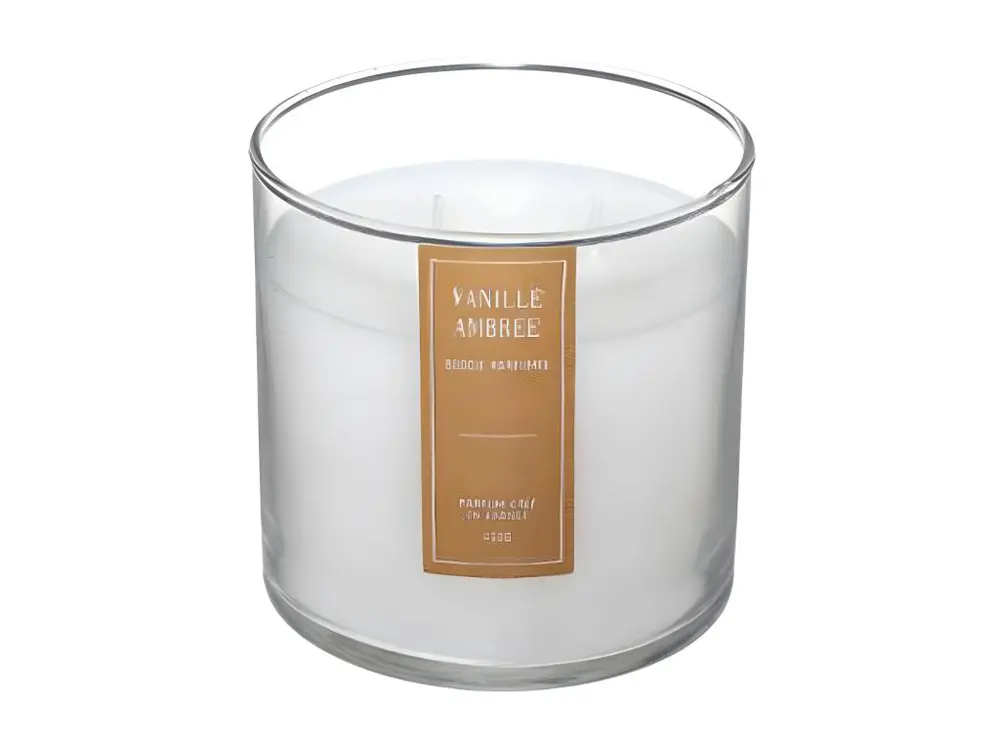 Bougie Parfumée "Sili" 430g Vanille Ambrée