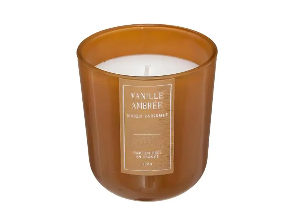 Bougie Parfumée "Sili" 170g Vanille Ambrée