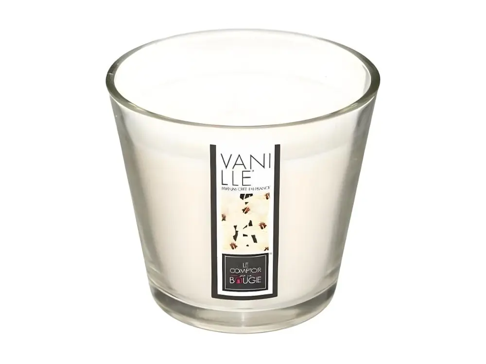 Bougie Parfumée en Verre "Nina" 190g Vanille