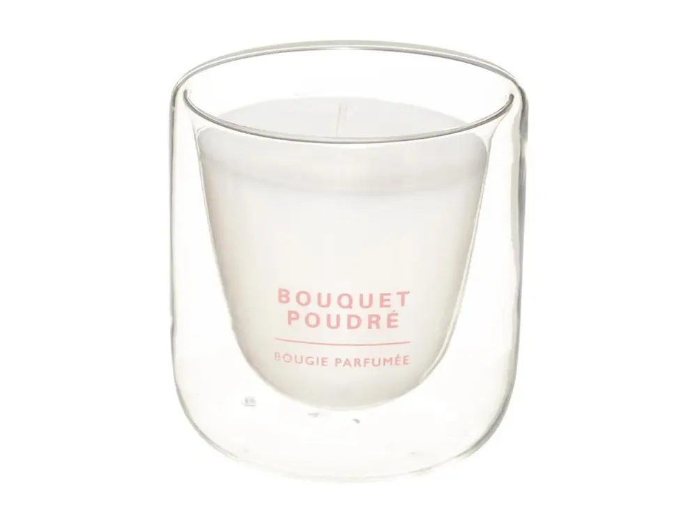 Bougie Parfumée En Verre "Ilan" 130g Bouquet Poudré