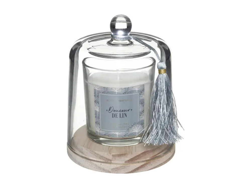 Bougie Parfumée Cloche "Loli" 130g Douceur de Lin