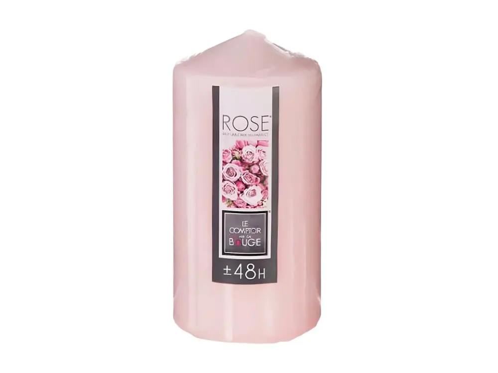 Bougie Parfumée "Ronde" 14cm Rose