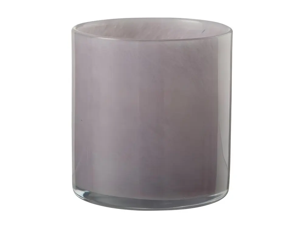 Photophore Design en Verre "Jade" 12cm Mauve