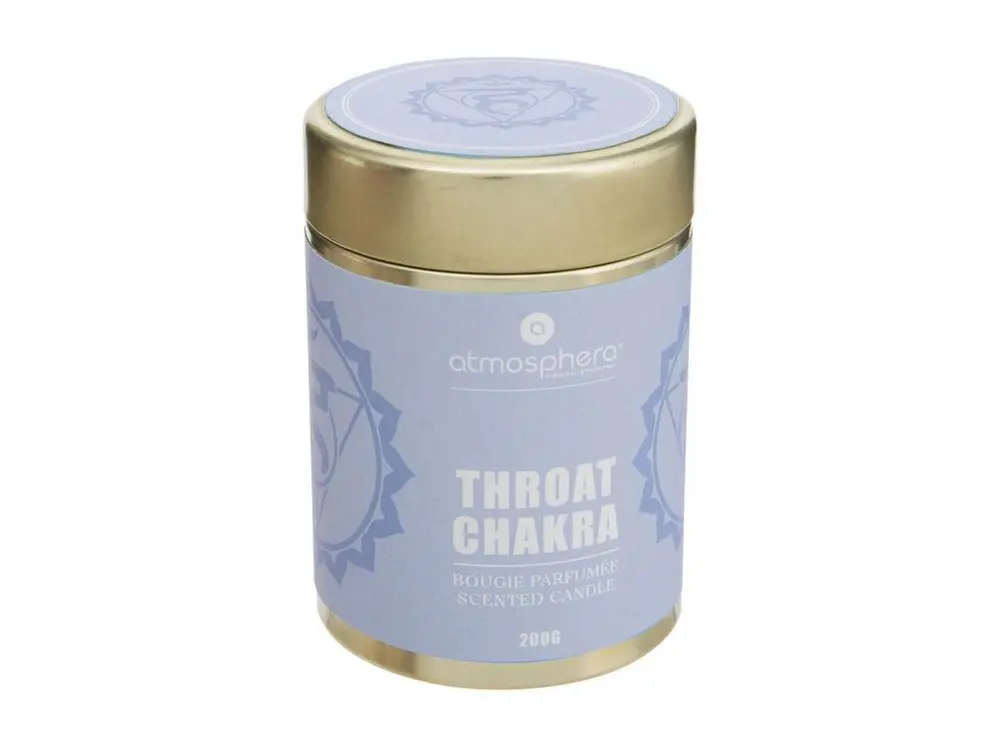 Bougie Parfumée "Chakra" 200g Bleu Gorge