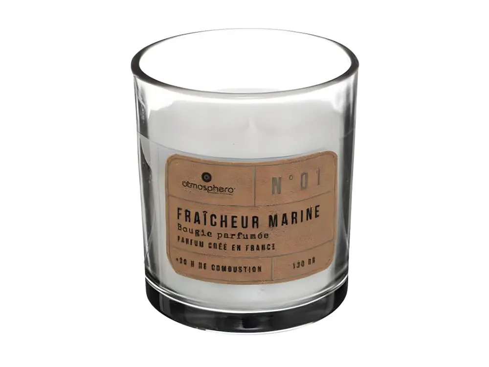 Bougie Parfumée "Sozio" 7cm Fraîcheur Marine