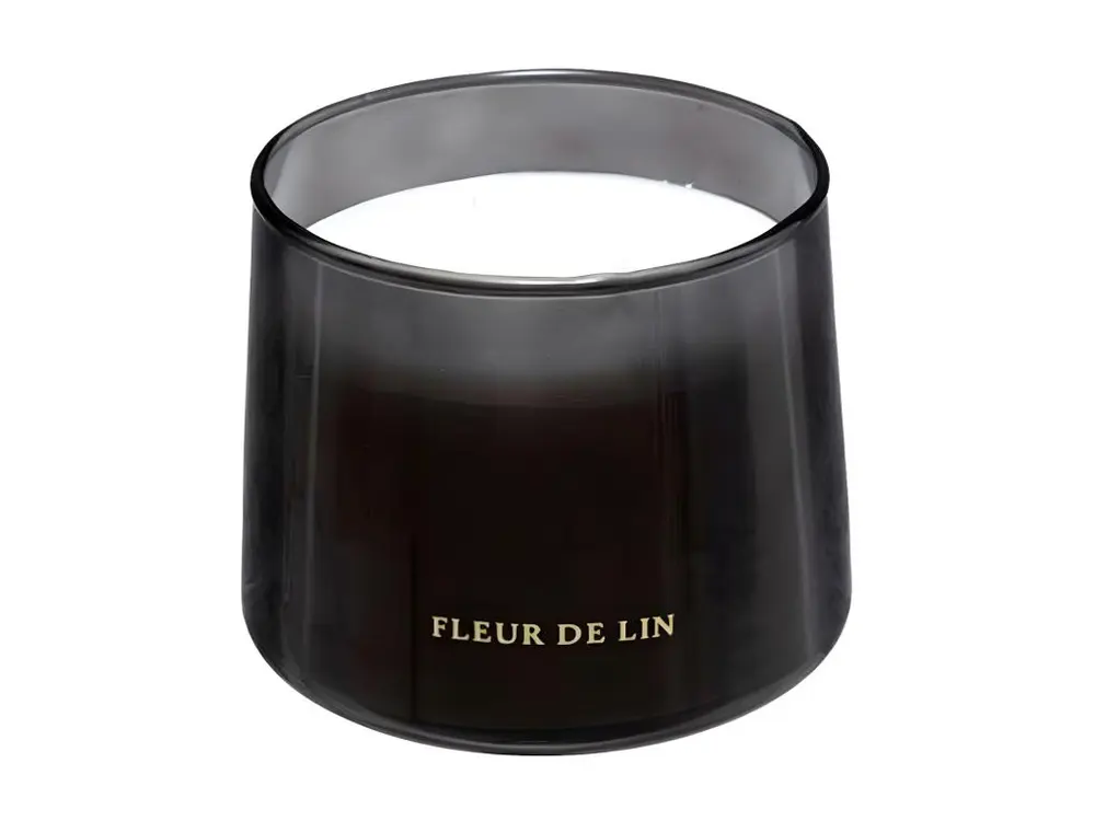 Bougie Parfumée en Verre "Bili" 300g Fleur de Lin