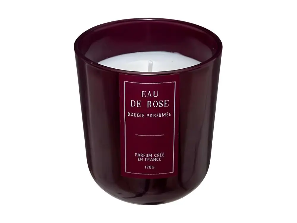 Bougie Parfumée "Sili" 170g Eau de Rose