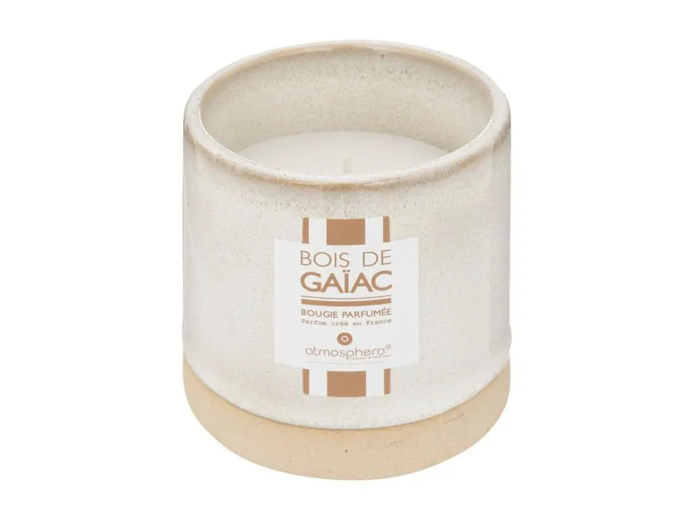 Bougie Parfumée Déco "Marty" 160g Bois de Gaïac