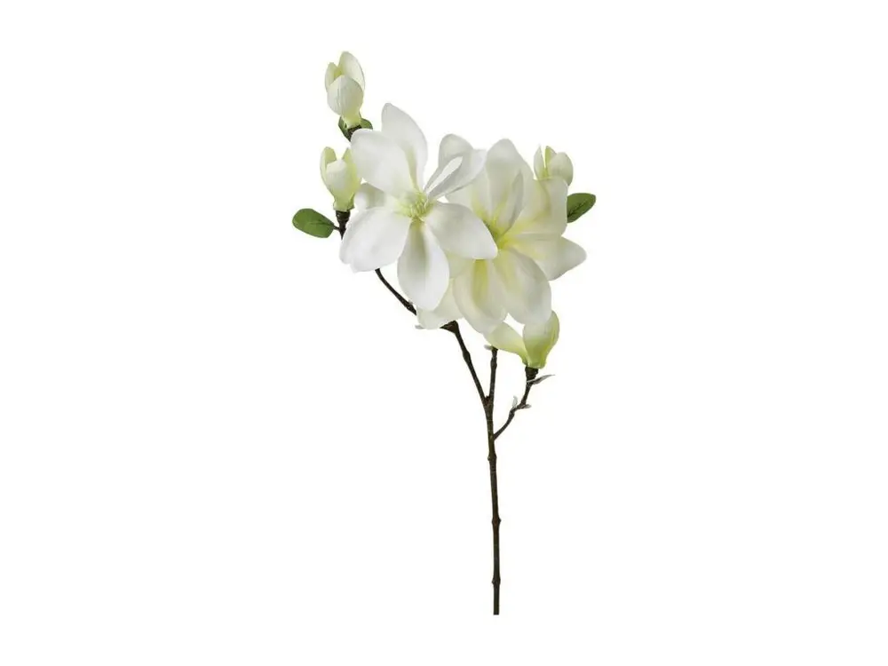 Fleur Artificielle "Magnolia" 83cm Blanc