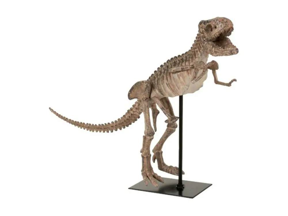 Statuette Déco sur Pied "Dino T-Rex" 47cm Marron