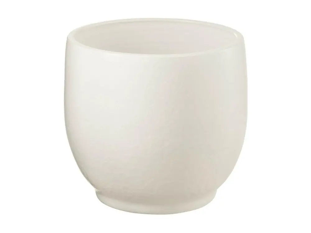 Cache-Pot Poterie "Ying" 29cm Blanc