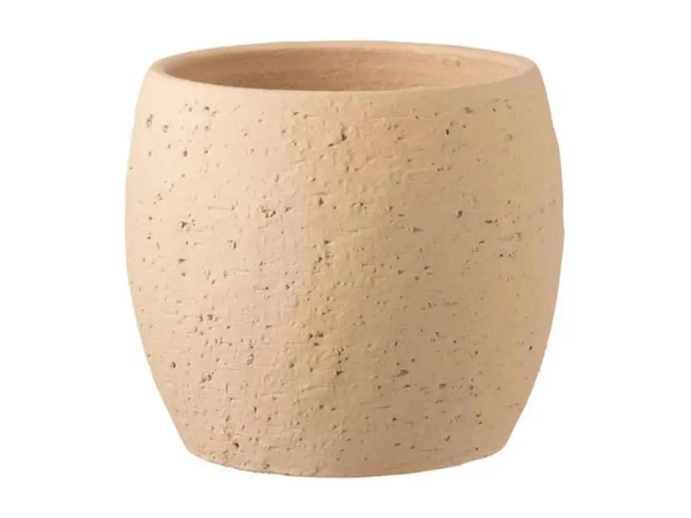 Cache-Pot en Céramique "Enya" 24cm Beige