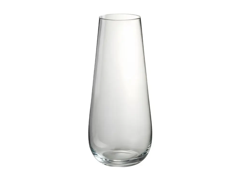 Vase Design en Verre "Lyna" 40cm Transparent