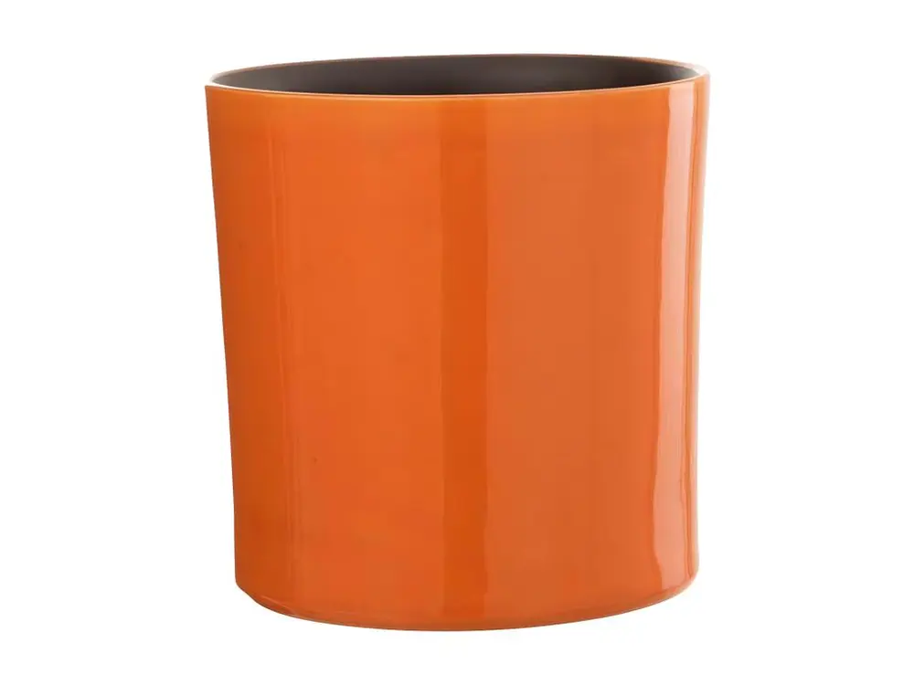 Cache-Pot en Céramique "Flek" 20cm Orange