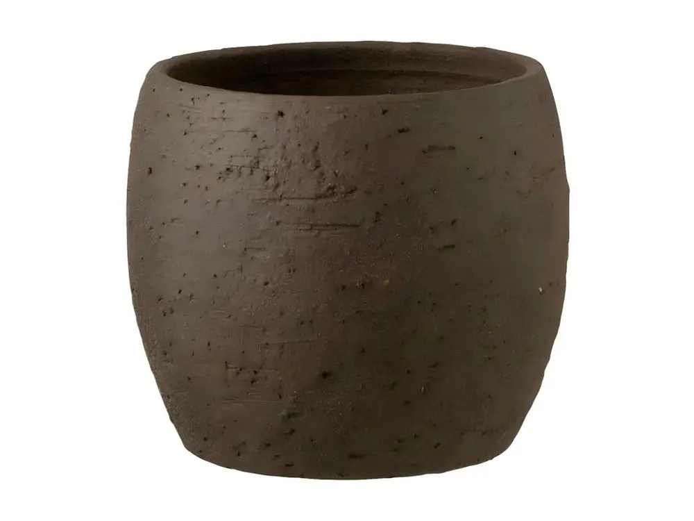 Cache-Pot en Céramique "Enya" 24cm Marron