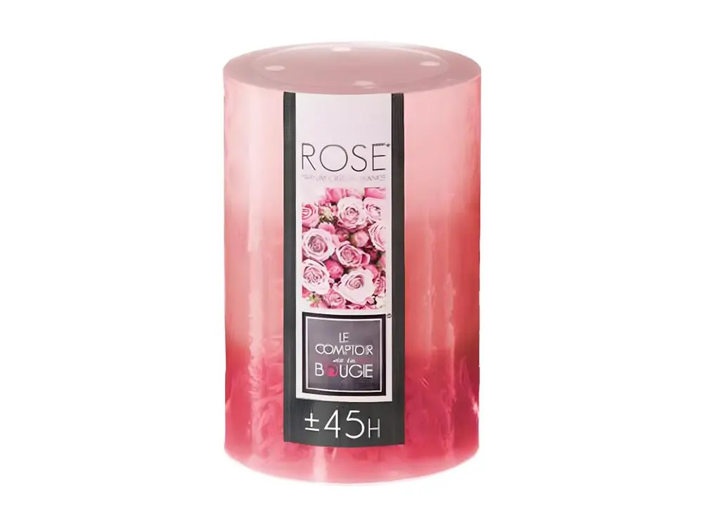 Bougie Parfumée Ronde Trio 310g Rose