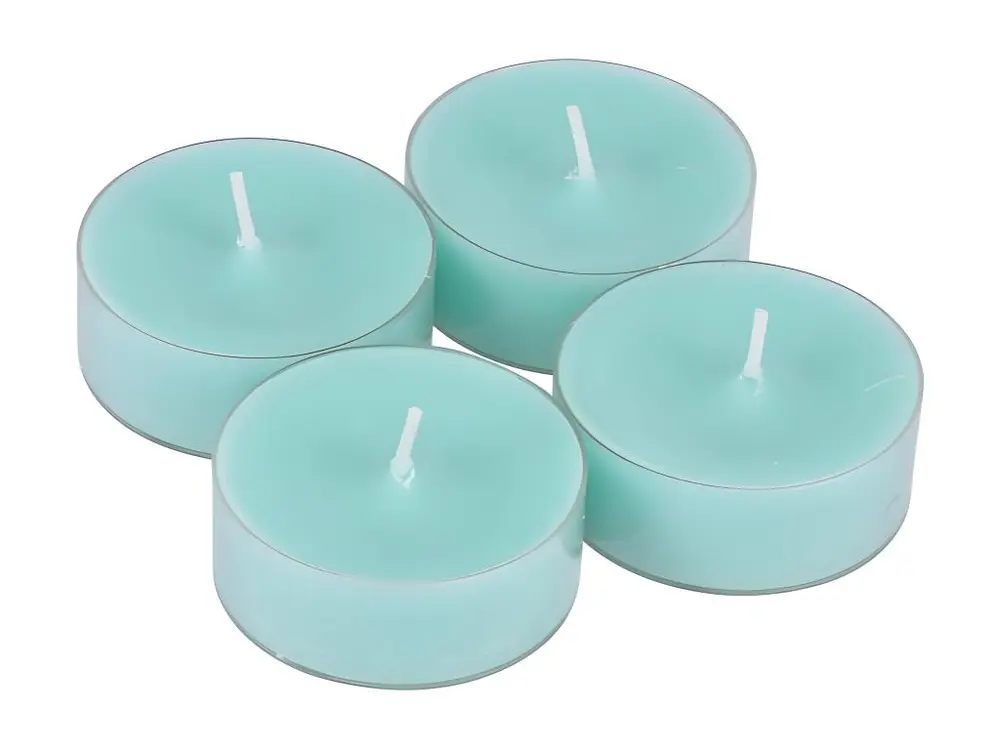 Lot de 4 Bougies Parfumées Chauffe-Plat "Trendie" Menthe Givrée