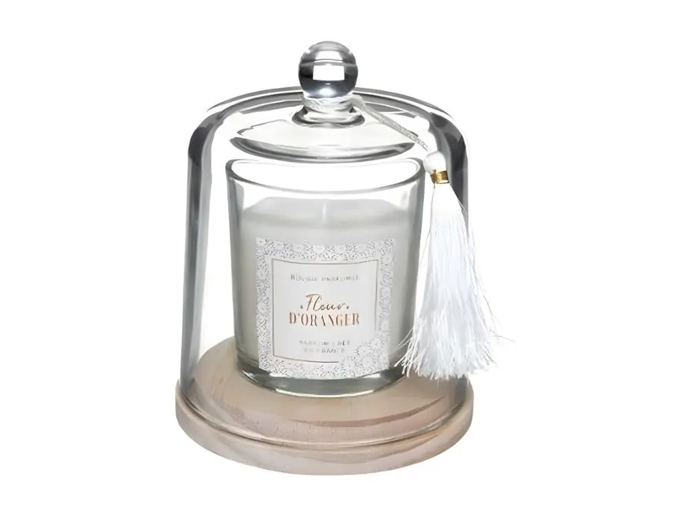 Bougie Parfumée Cloche "Loli" 130g Fleur d'Oranger