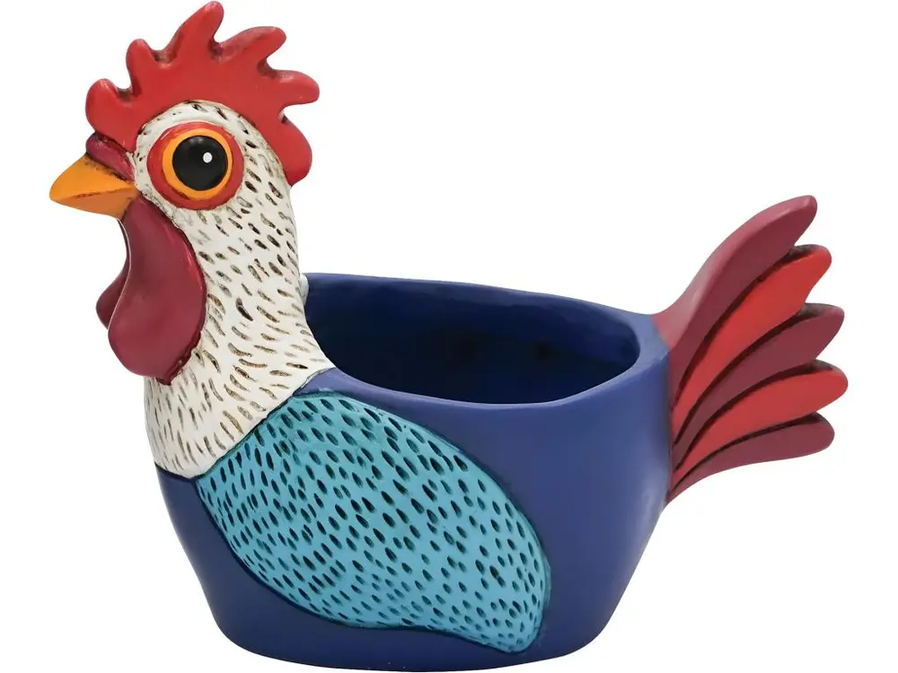 Petit cache pot Coq par Allen Designs