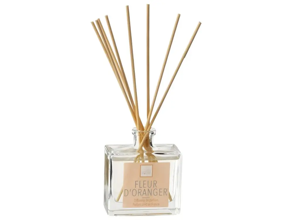 Diffuseur de parfum Fleur d'oranger 160 ml avec 8 Bâtonnets