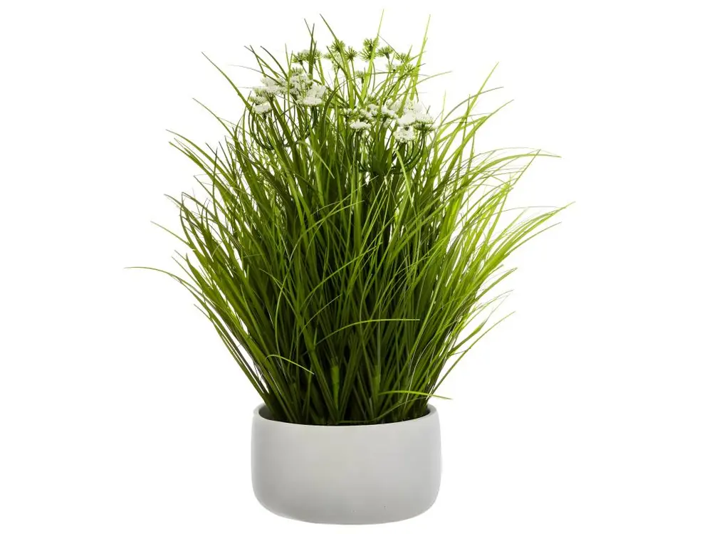 Plante artificielle Herbes Folles dans un pot H 50 cm