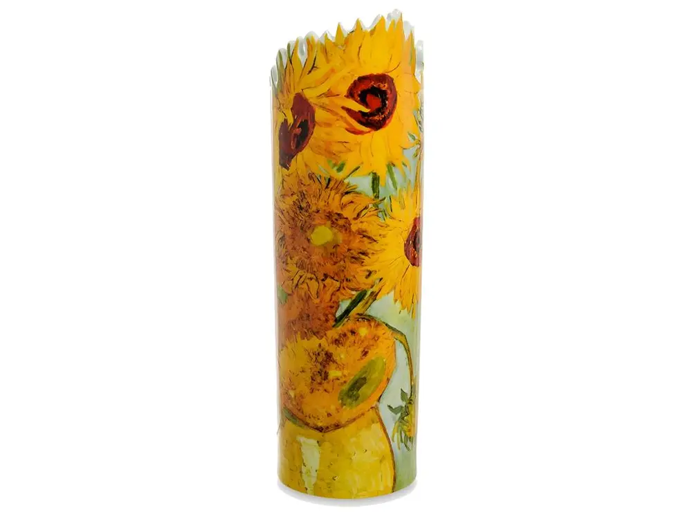 Vase en céramique silhouette Van Gogh - Tournesols