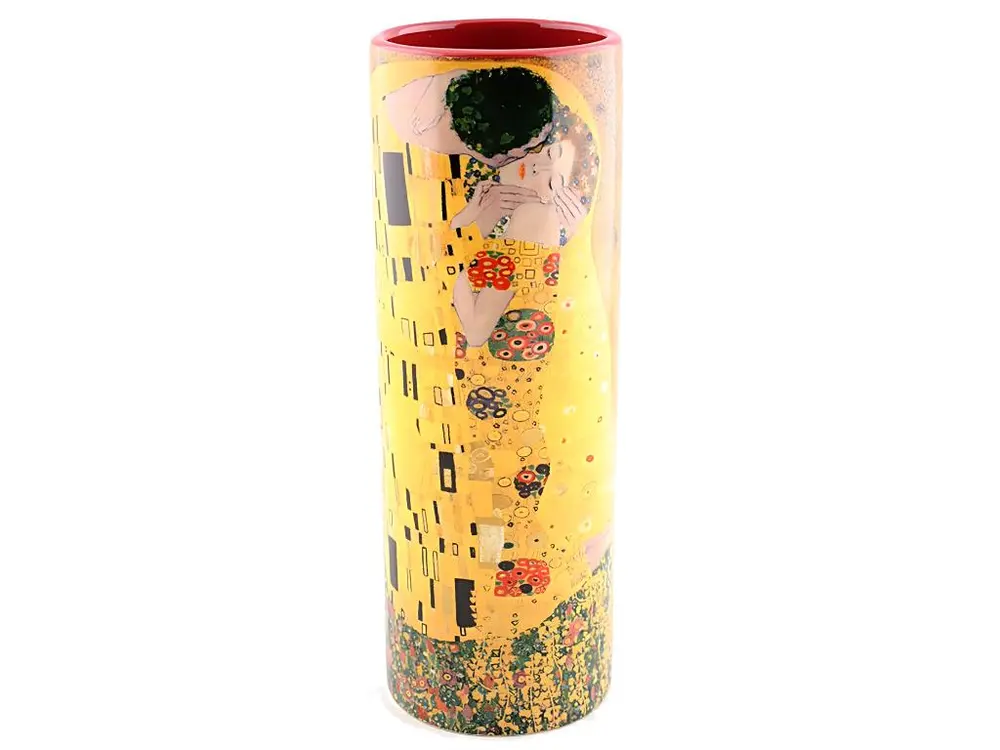 Vase en céramique Allongé Klimt - Le Baiser