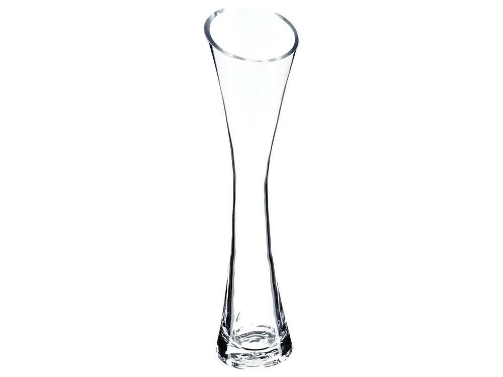 Vase Soliflore évasé en Verre H 30 cm