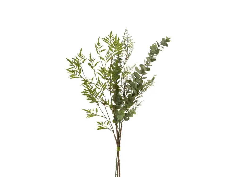 Bouquet de branches en plastique vert