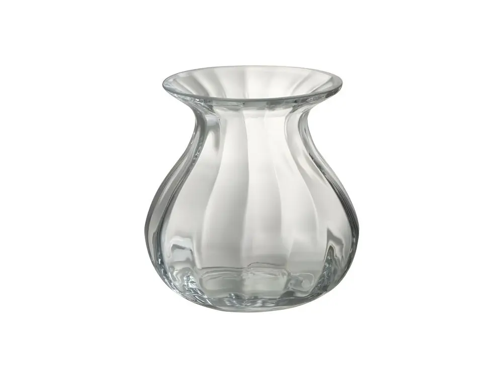 Vase en verre transparent 18x18x20 cm