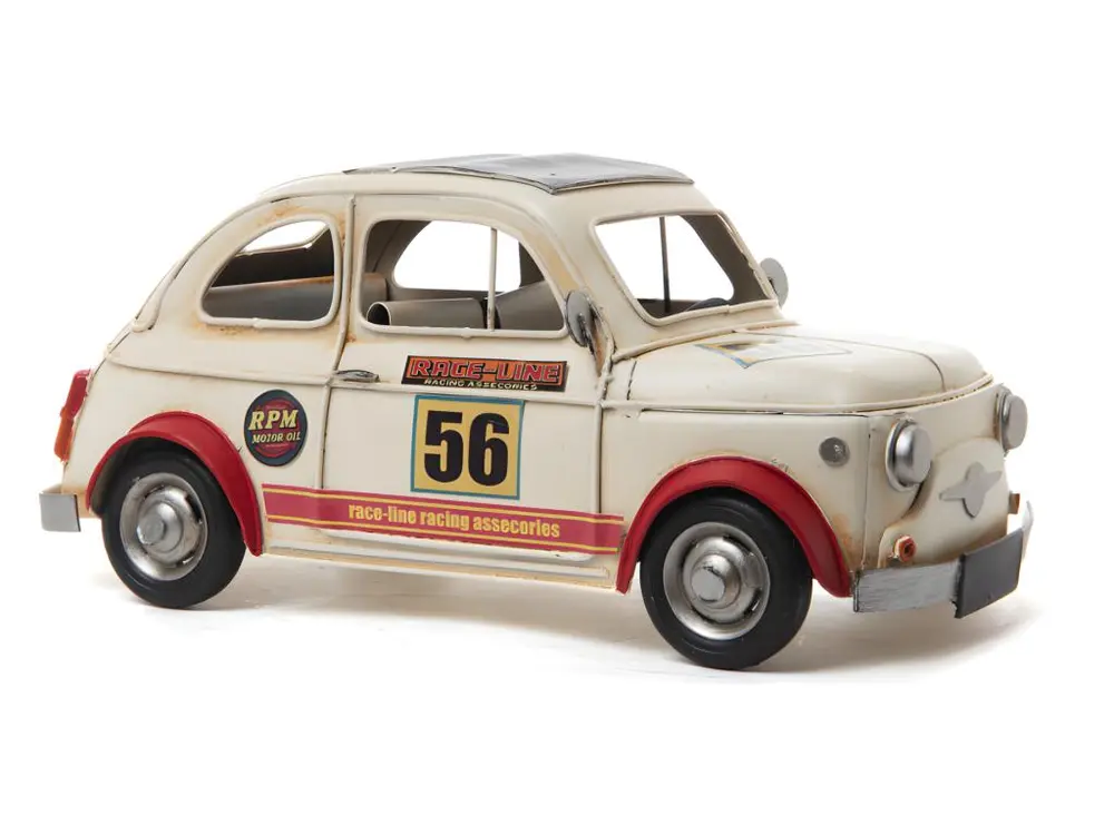 Voiture rallye blanc 56