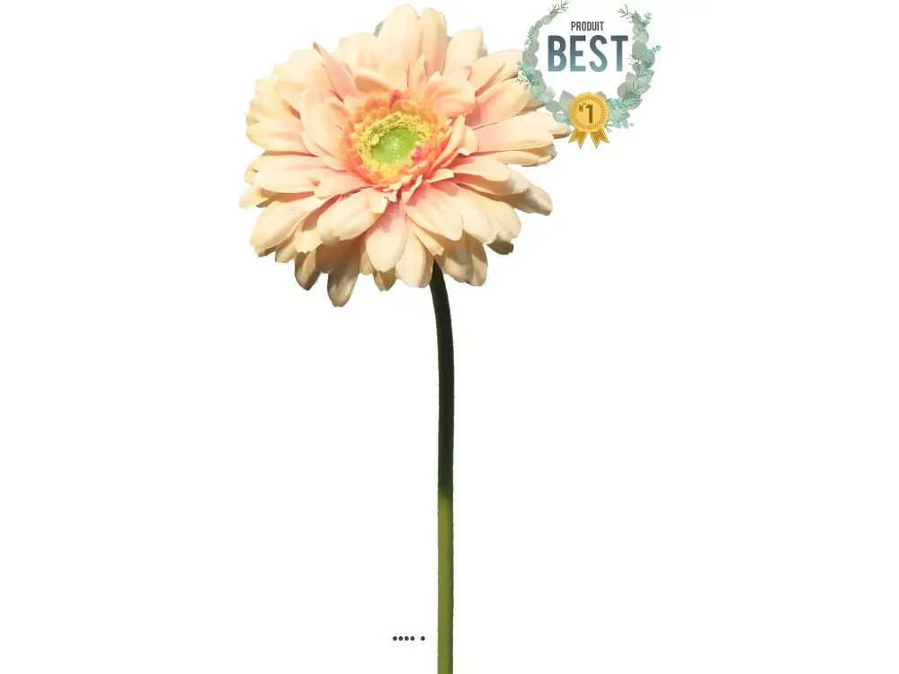 Gerbera artificiel, H 48 cm Rose pâle - BEST - couleur: Rose pâle