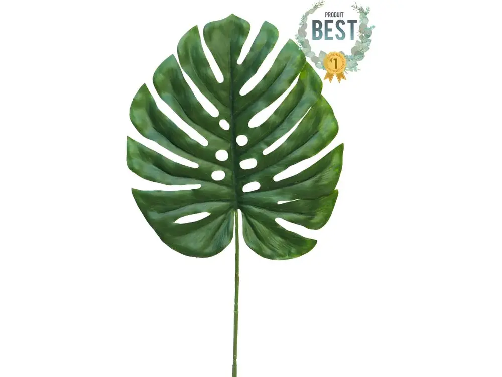 Feuille de Monstera artificielle, H 46 cm, D 26 cm - BEST